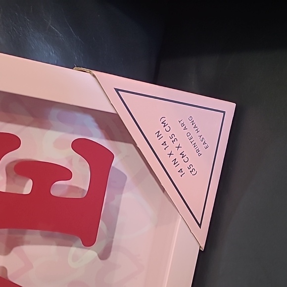 Juicy Couture Pink LOVE Decorative Art - 14x14 - Picture 4 of 6